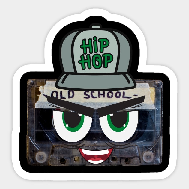 90s hip hop face Sticker by ExoticFashion